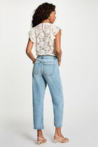 heavy stone wash denim women