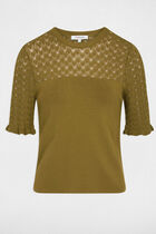 Short-sleeve sweater women