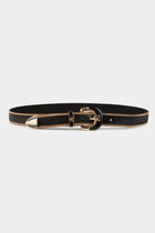 Belt with rhinestones and chains black women