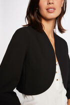 Straight jacket with 3/4-length sleeves black women