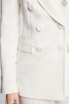 Buttoned blazer white women