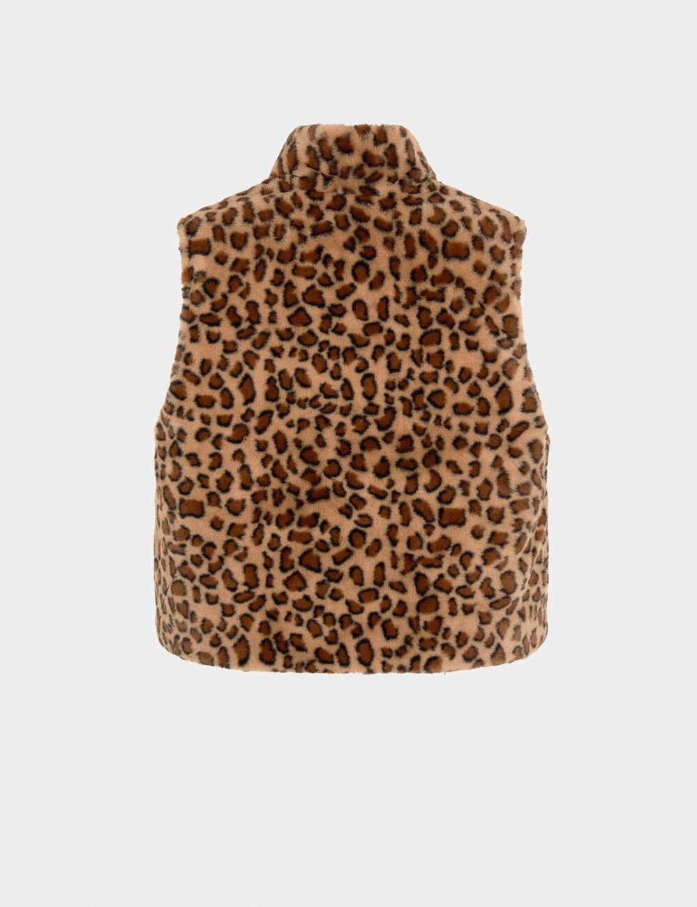 Faux fur jacket multicolor women