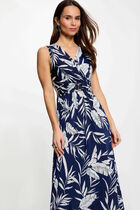 Long dress with neckline multicolor women