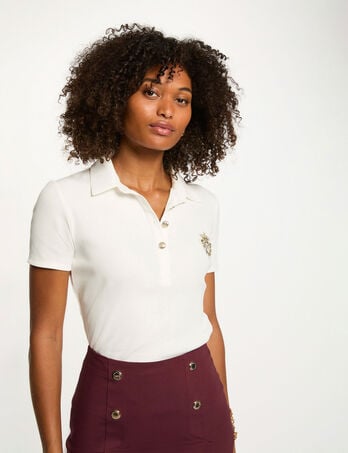 Short-sleeved t-shirt white women