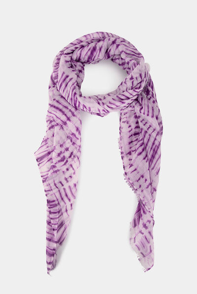 Scarf dark purple ladies'
