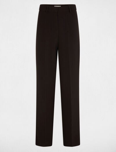 Fitted trousers with darts black women