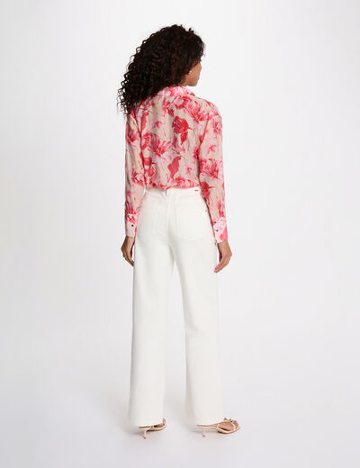 Shirt with a notched collar multicolor women