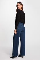 Jumper round neck and buttons black women