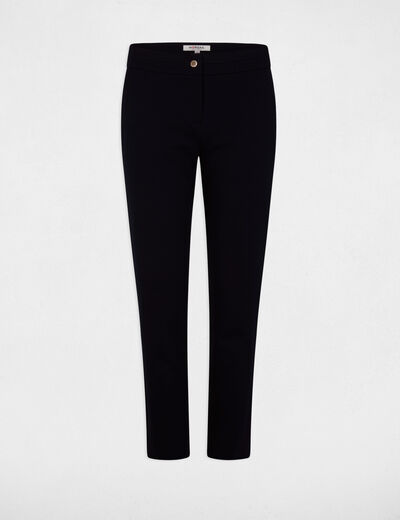 Cigarette trousers with darts black women
