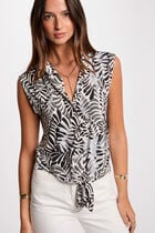 Sleeveless tank top multicolor women