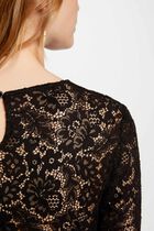 Mini skater lace dress black women