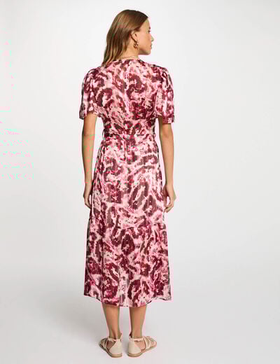 Midi wrap dress multicolor women