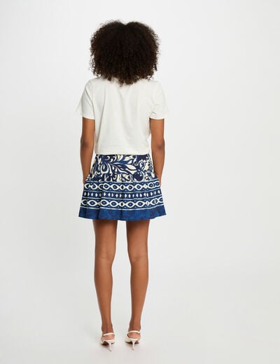 Short-sleeved t-shirt white women