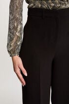 Fitted trousers with darts black women