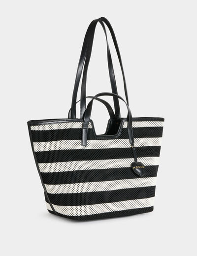 Woven tote bag white women