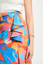 Printed fitted skirt multicolor women