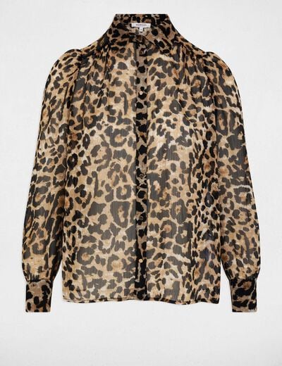Printed voile shirt multicolor women
