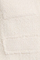 Cropped fitted jacket ivory women