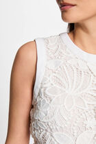 Laced playsuit white women