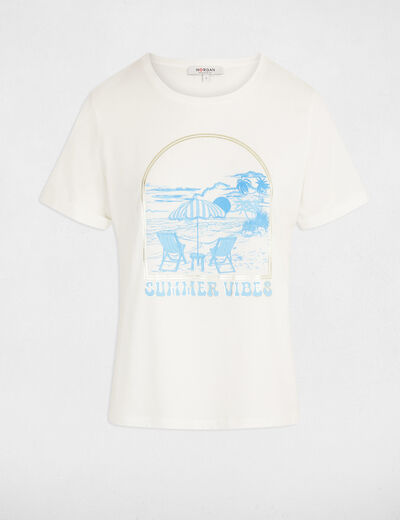 T-shirt with message white women