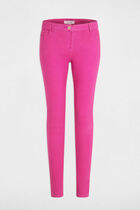 Low-waisted skinny jeans dark pink women