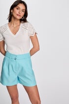 Short-sleeved t-shirt white women