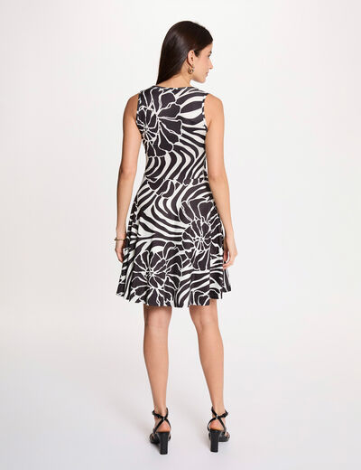 Short dress with neckline black women