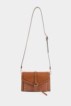 Bag with studs brown women