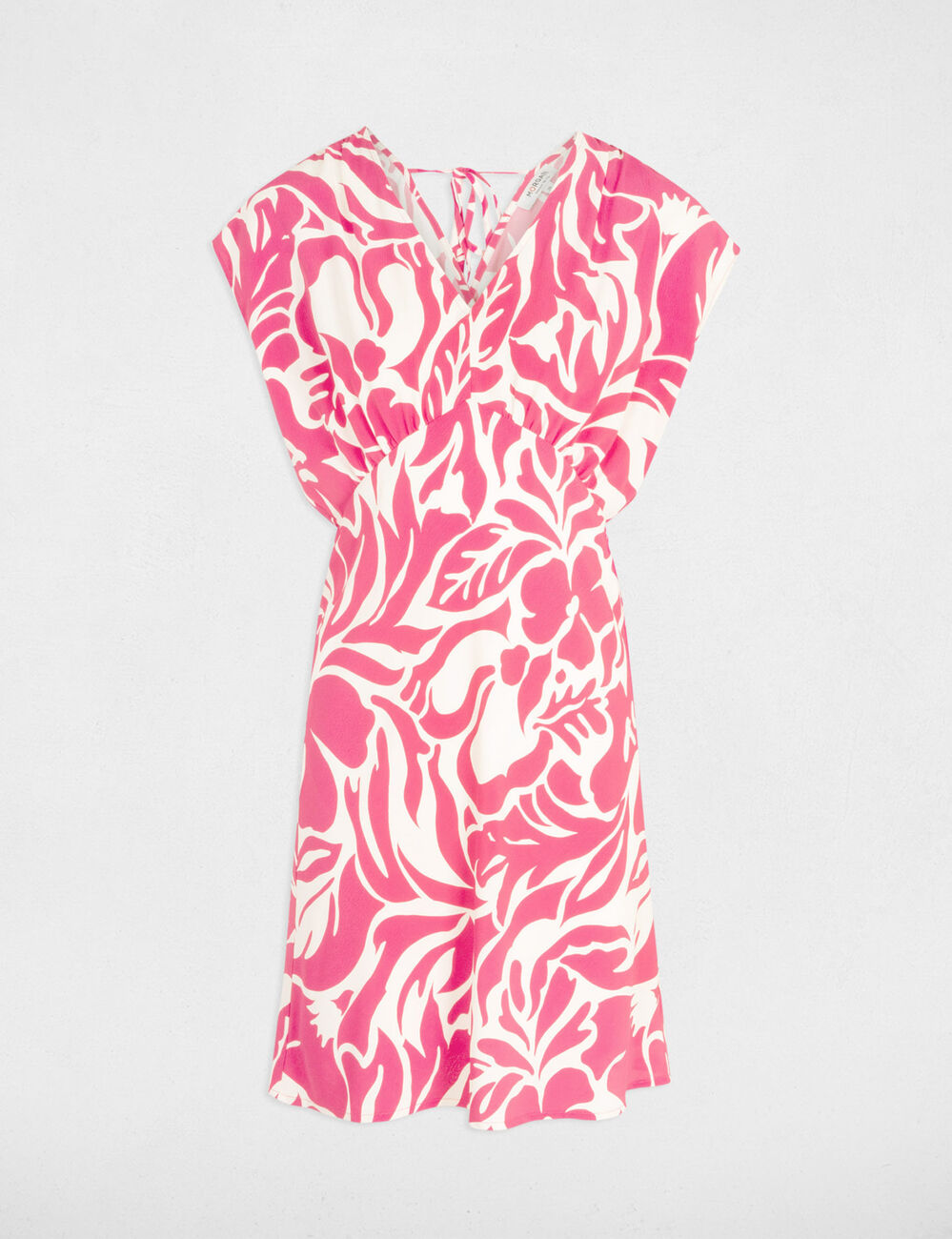 Printed A-line mini dress multicolored women
