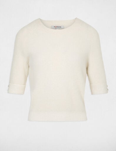 pull manches courtes ivoire femme Pull manches courtes ivoire femme