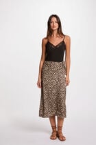 Printed midi skirt multicolor women