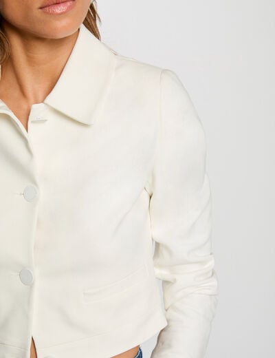 Jacket long sleeves white women