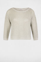 Jumper 3/4-length sleeves light green women