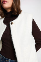 sleeveless jacket ivory women Sleeveless jacket ivory women