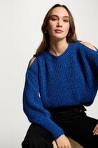 Long-sleeved jumper blue women