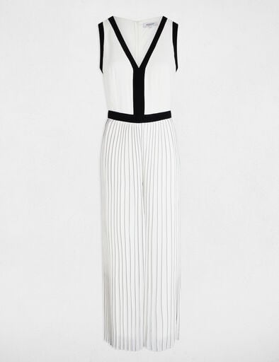 pleated jumpsuit white women Pleated jumpsuit white women