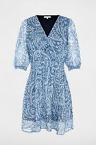 Short wrap dress multicolor women