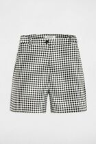 High-waisted shorts black women