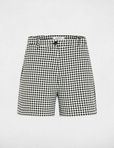 High-waisted shorts black women