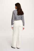 Wide 7/8 jeans white women