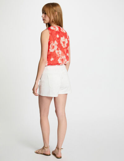 Sleeveless blouse multicolor women