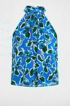 Sleeveless blouse multicolor women