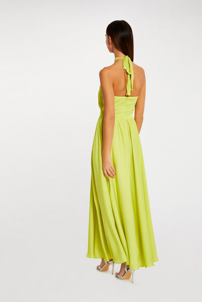 Maxi sleeveless dress aniseed ladies'