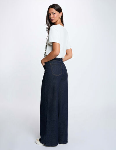 Round neck t-shirt white women