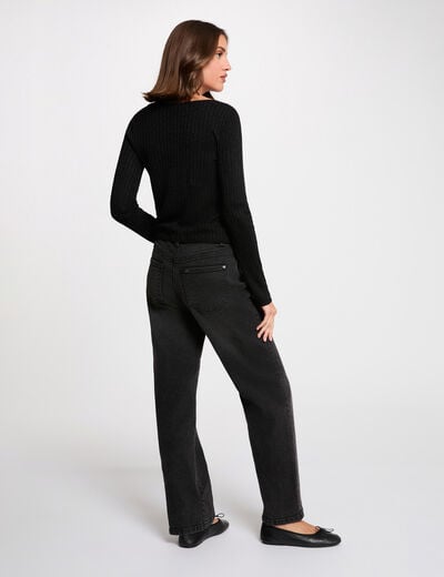 Long-sleeved cardigan black women