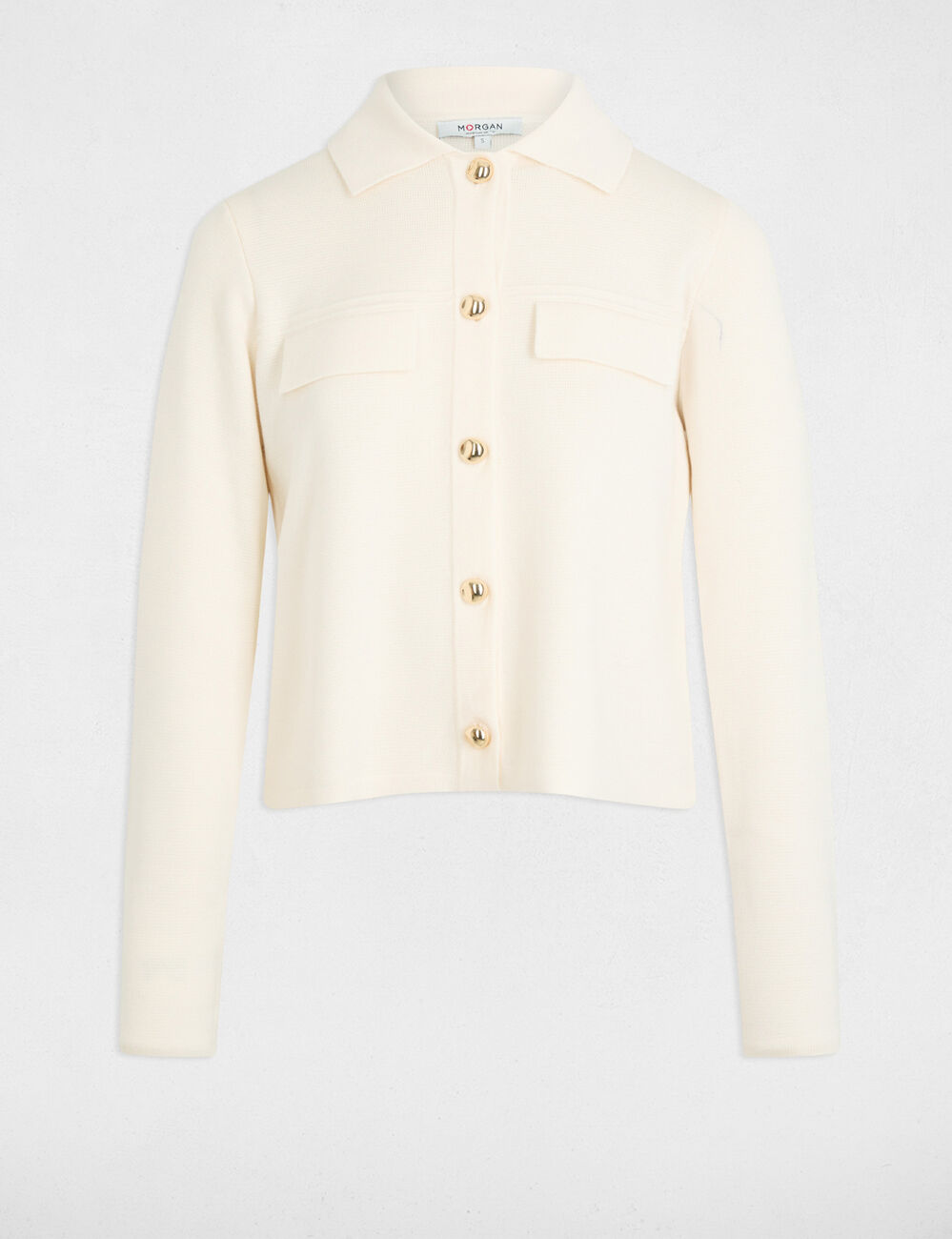 Long-sleeved cardigan ivory women
