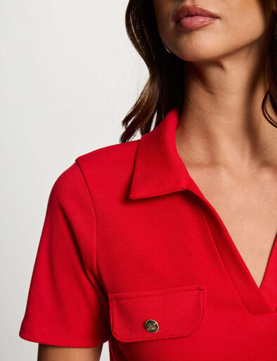 Short-sleeved t-shirt red women