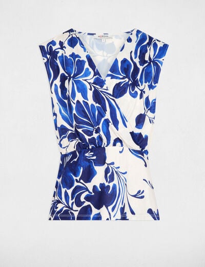 Sleeveless vest top white women