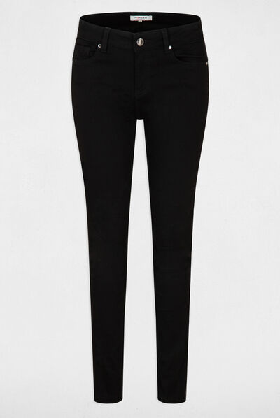 Slim jeans with sequins black ladies'