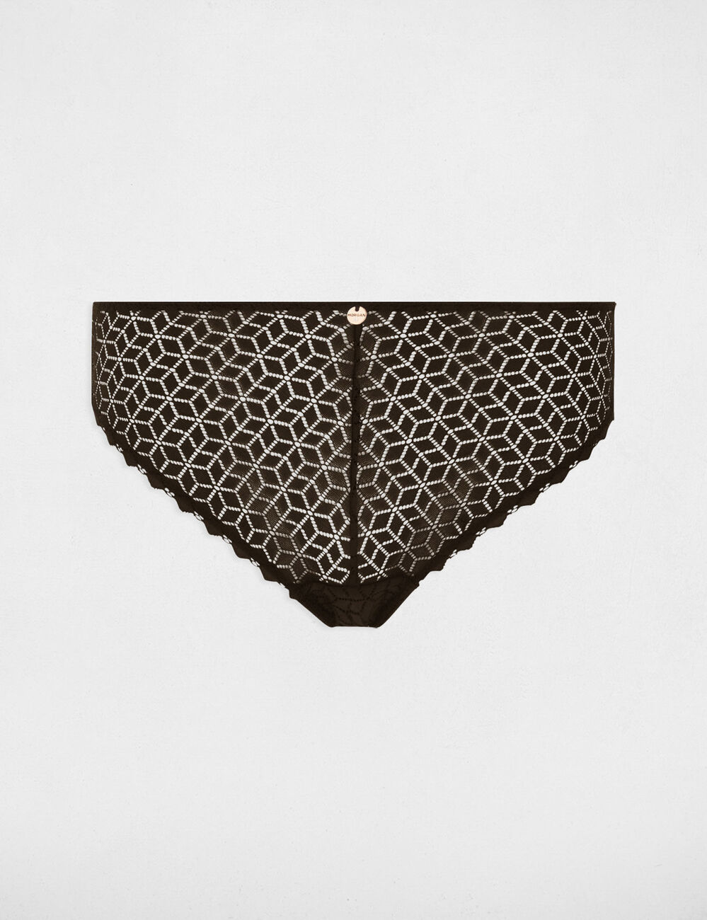 Culotte en dentelle noir femme